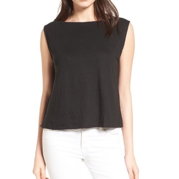 eileen fisher linen shell